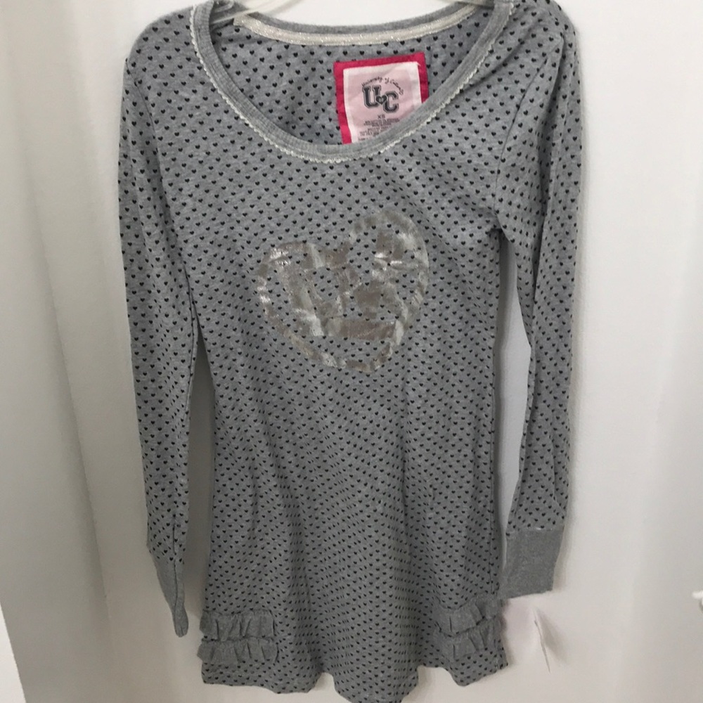 Hearts long sleeve dress
